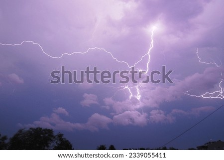 Lightning is a natural phenomenon electrostatic discharges in the atmosphere between two electrically charged regions, neutralizing in a near-instantaneous release of an average of gigajoule energy
