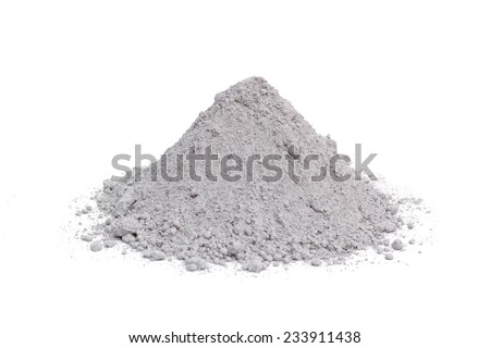 pile of cement powder Royalty-Free Stock Photo #233911438