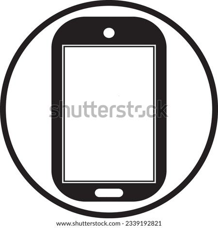 smartphone android or iPhone icon for technology