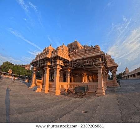 Beautiful landscape of a Indian temple  Royalty-Free Stock Photo #2339206861