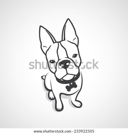 French Bulldog - vector illustration