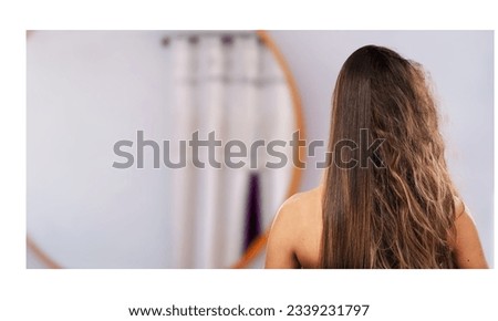 Women's hair that has been permed and dyed until broken and split end. Active ingredient treatment deep into hair and scalp
Bad hair from the use of chemicals in the hair. Royalty-Free Stock Photo #2339231797