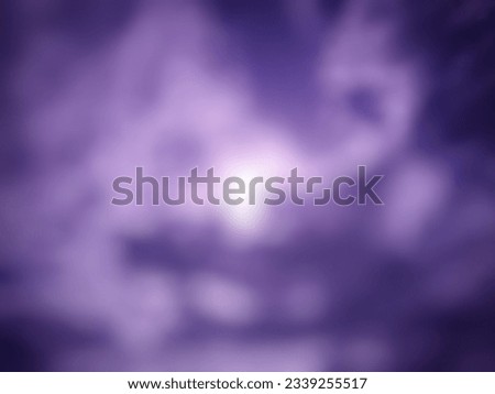 blurred sky purple background with light