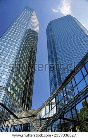 in the central business district of Frankfurt am Main. Frankfurt is the largest financial center in Europe