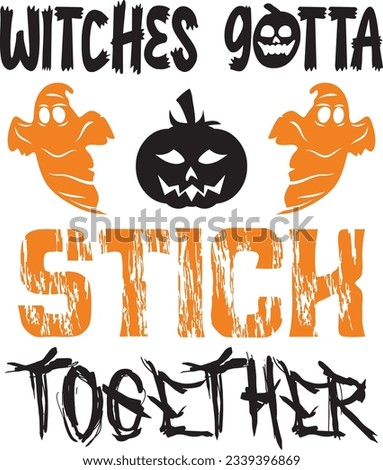 

Halloween Typography Design. Printing For T shirt, Banner, Poster etc.