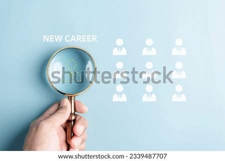 Finding human resources to join corporate. Selective new career recruitment sites. recruiting with online technology. unemployment finding job search for resume register job interview.