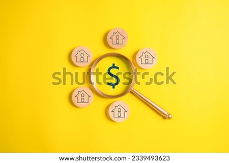 house symbol. home icon on clean screen. home loan and. banking mortgage services. High quality photo.