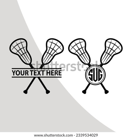 Lacrosse Sticks Eps Bundle, Lacrosse Monogram Eps, Lacrosse Silhouettes, Lax Sports, Lacrosse Clip Art, Sports Clip Art, Cut File, Eps 10