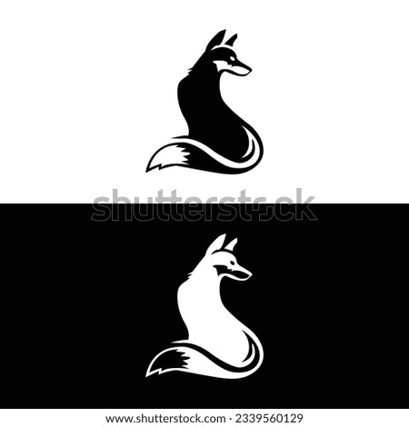 Creative Fox Head Logo Symbol Vector Design Illustration,Fox Clip art, can be used as icon,,unique fox logo, fox illustration, vector,