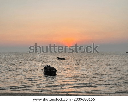 Fishing boat in the sea