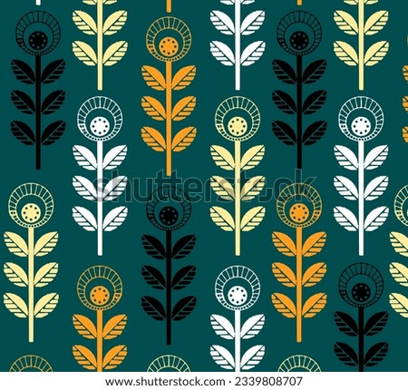 all-over vector flower seamless pattern element. Elegant texture for backgrounds. Classical luxury fashioned floral ornament, seamless texture for wallpapers, textile, wrapping.
