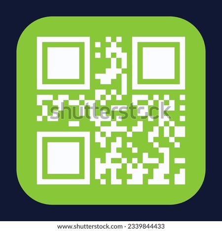 QR code. Quick Response code. Marketing and inventory management. Tracking and identification of products. Vector illustration.