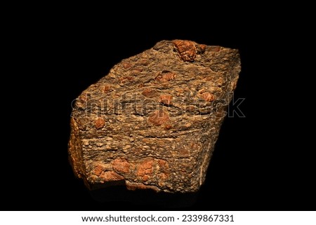 The oldest rocks in Wales are in the extreme north west on Anglesey and on the Lleyn peninsula. These are rocks which are Precambrian in age and include lavas, gneiss and quartzite. Royalty-Free Stock Photo #2339867331