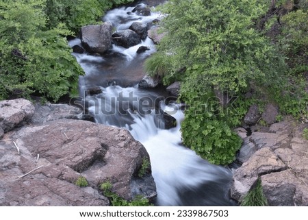 Serene Waterfall near Redding, California, Montgomery Creek Falls 