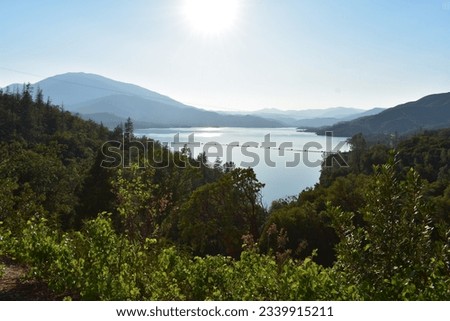 View of Whiskeytown Lake, Whiskeytown Shasta-Trinity National Recreation Area  Royalty-Free Stock Photo #2339915211