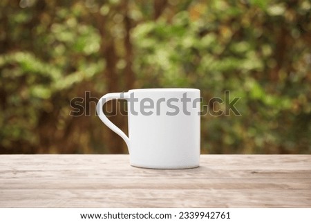 Charming White Mug for Mokup