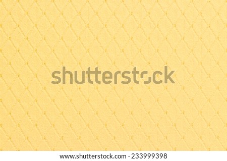 Yellow leather wall background