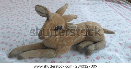 Small playing children's Dolls Toys like deer
