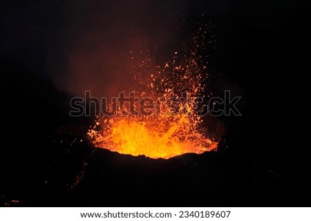 Litli Hrutur volcano in Iceland Royalty-Free Stock Photo #2340189607