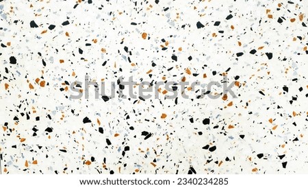 Abstract of terrazzo pattern, pebble, gravel, small colorful stone, multi color, wall or floor, for background or backdrop with copy space