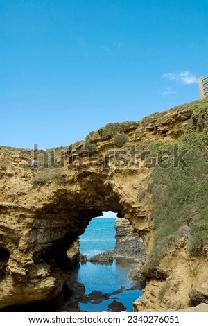 The Grotto is a natural rock formation created by erosion. It is located along the Great Ocean Road in Australia.