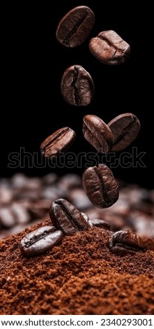 The picture of the real coffee is very beautiful.