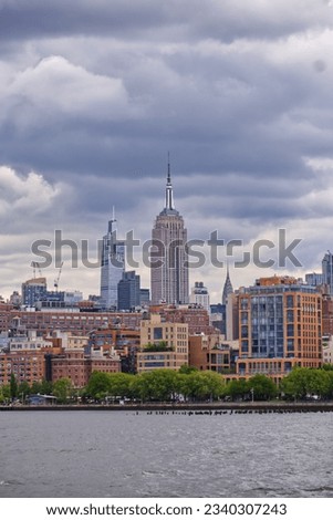 Skyscrapers in New York City from Hudson