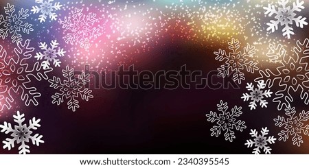 snow Christmas winter sky background