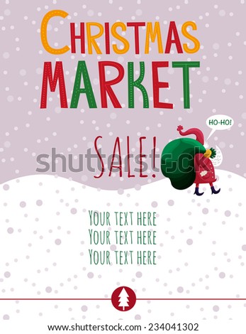 Winter sale background with hand drawn text. Sale. Winter sale. Christmas sale. New year sale. Vector illustration for your design