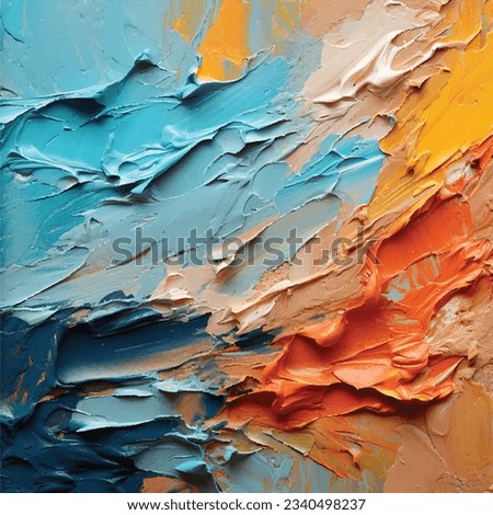 Thick paint texture vector illustration Royalty-Free Stock Photo #2340498237