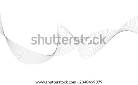 Abstract modern vector wave  background. Curved vector illustration. Wavy lines.