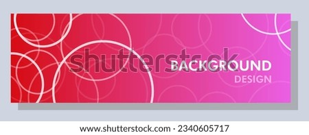 Abstract banner design. Vector shape background. Modern Graphic Template Banner pattern for social media and web sites. Royalty-Free Stock Photo #2340605717
