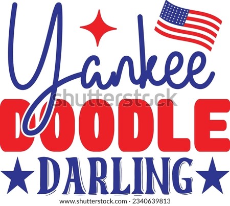 Yankee Doodle Darling t shirt design