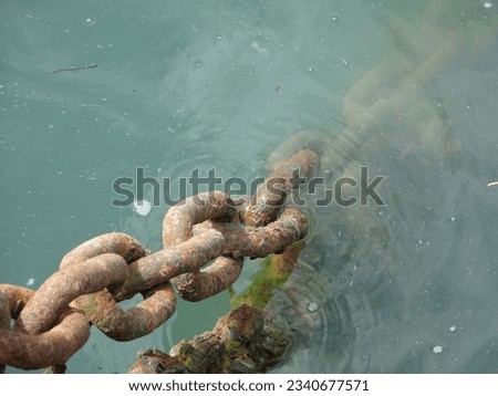 A Riser Chain in Sea Water