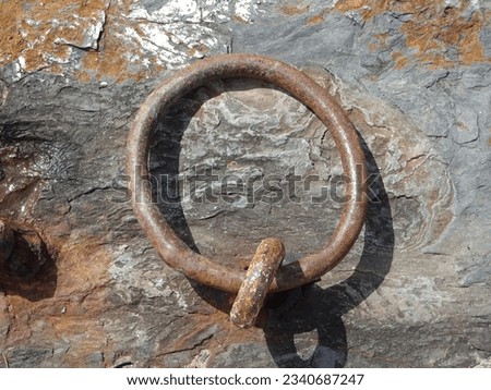 Old Rusty Harbour Mooring Ring
