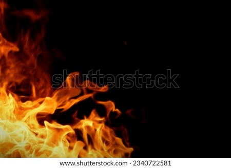golden flame black gold background picture