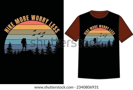 Hiking t-shirt design, Adventure t-shirt design,