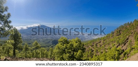 partial view of the island of La Palma Royalty-Free Stock Photo #2340895317