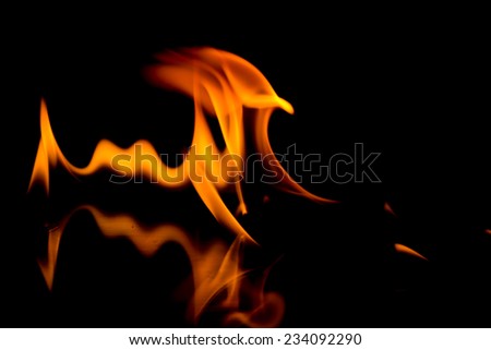 Fire abstract background