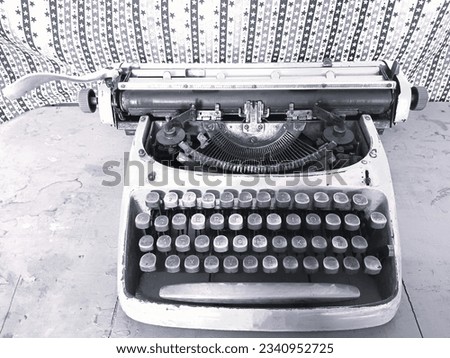 Vintage Typewriter Machine. old more than fifties.
