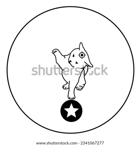 Cat logo for association or brand