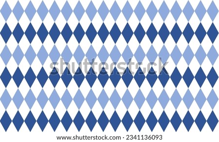 two tone blue diamond repeat horizontal strip pattern, replete image design for fabric printing