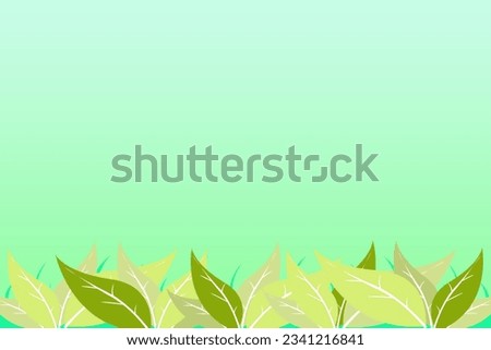 Green leaf background comfortable green and natural green background