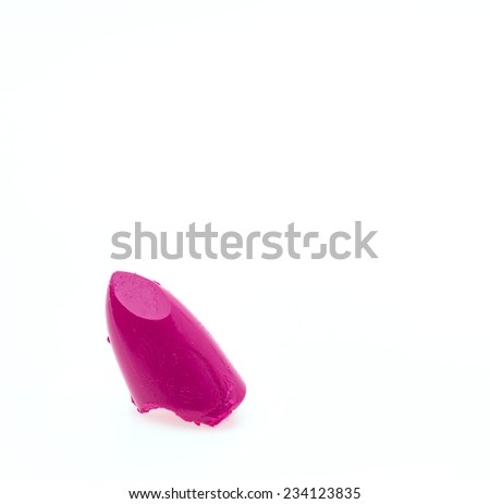 women lipsticks make up  isolated on white background