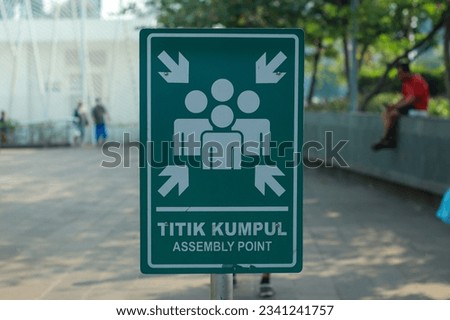 Assembly point is a safe location during an emergency and serves as a assembly location. The existence of this spot will facilitate the evacuation process when unwanted things occur, for example an 