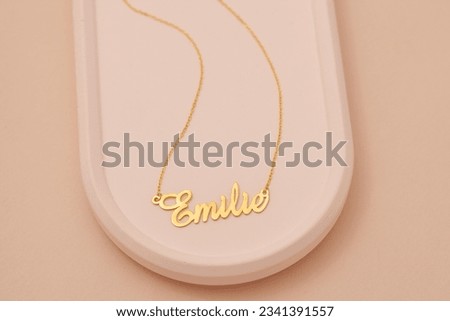 A creative jewelry image concept. Personal jewelry image that will increase sales. Personal jewelry image that can be used for banner, e-commerce, online sales, social media, printing.