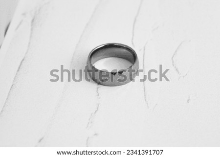 Black and white wedding ring image. Jewelry image that will increase sales. Jewelry image that can be used for banner, e-commerce, online sales, social media, printing.