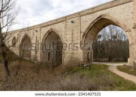 spectacular 14th century bridge seen from below