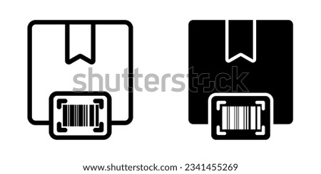 Barcode icon. sign for mobile concept and web design. vector illustration