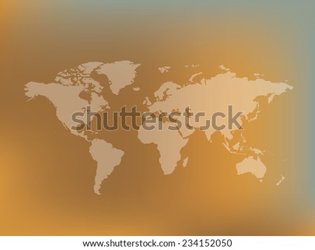 Map of the world,clean vector